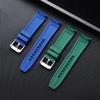 Silicone Soft Strap for Rolex for Omega Moonswatch Curved End Rubber Bracelet 20mm 22mm Men Women Sport Replacement Watch Band