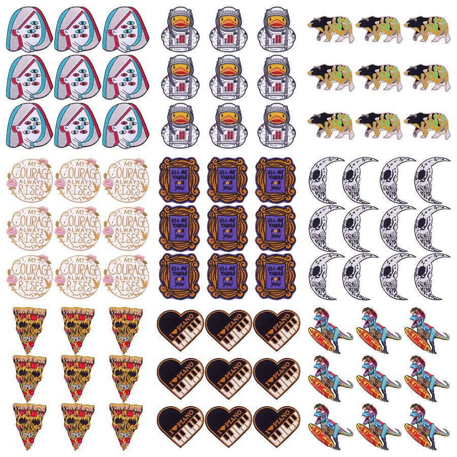 

10 шт./лот, оптовая продажа, вышивка, железные нашивки для одежды, нашивки для одежды, куртки, декор, аппликация, принадлежности для шитья