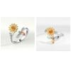Adjustable Rotate Freely Women Finger Ring Rotating Ring Anti-stress Spinning Anxiety Ring