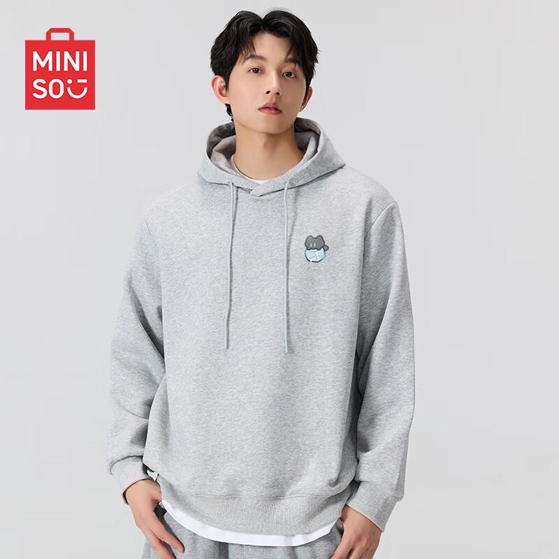 MINISO Men's Heavyweight Hooded Sweatshirt
