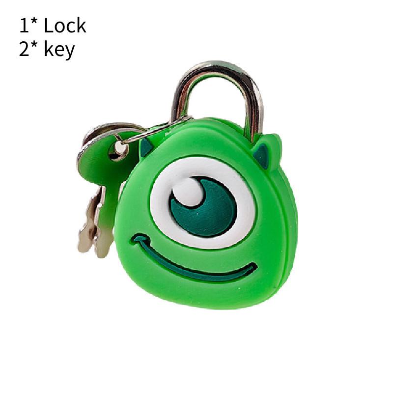 Colorful Cartoon Luggage Lock Mini Lock For Students Diaries And Zippers