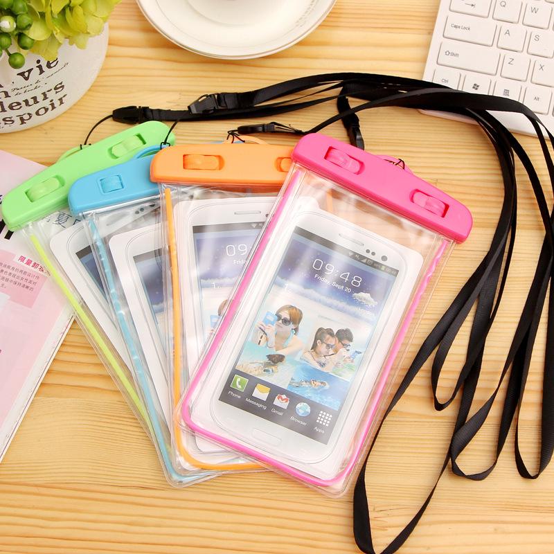 2026 Waterproof Phone Bag: Unisex Swimming, Underwater Photography, Touchscreen Access, Hand Seal Protection, Luminous Design. 105x190mm