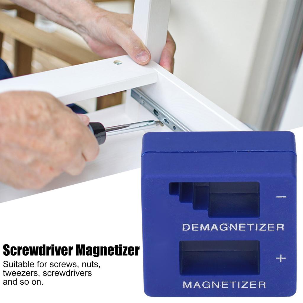 Magnetizer Demagnetizer ABS Portable Tool for Screwdriver Bit Screw Nut Tweezers