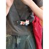 Dachshund Leather Sunglasses Holder Necklace - Minimalist & Versatile Fashion Accessory for Women