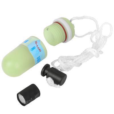 QD 924 Plastic Night Diving LED Signal Light Underwater Waterproof Fluorescent Lighting Taillight with LanyardGrass