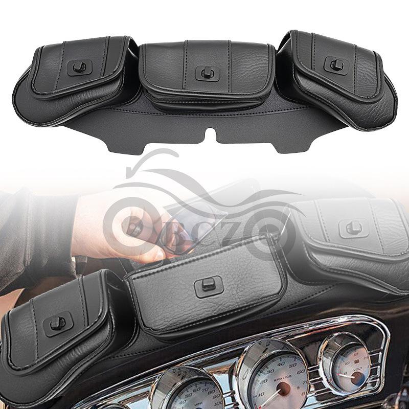 Harley Street Glide Headlight Fairing Windshield Bag Windshield Bag