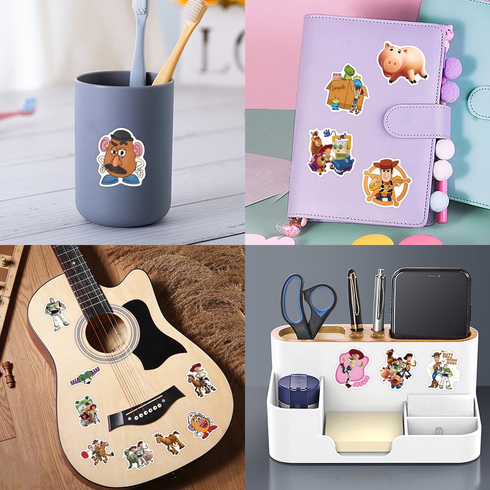 Toy Story Doodle Waterproof Stickers Set (55 Sheets) - Perfect for Skateboards and Water Cups