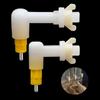 10 Pcs Chicken Chick Water Nipple Drinkers Automatic Drinking Fountain Leak-Proof Spring Type Easy Installation