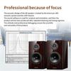 6.5 Inch Two-Way Desktop Speaker HiFi High Power Audio Speaker Passive Bookshelf Surround Home Theater Speaker Monitor Sound Box