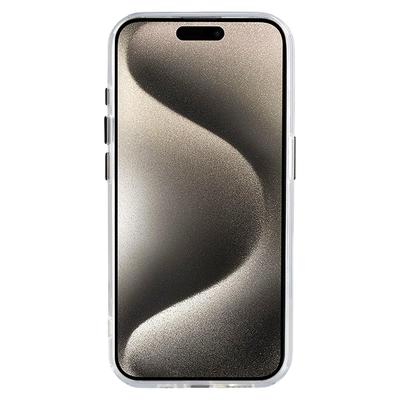For iPhone 15 Pro Case Compatible with MagSafe Kickstand TPU+PC Clear Phone Cover