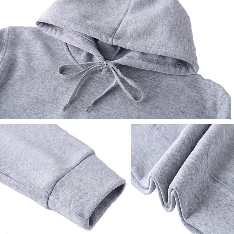 Męska bluza z kapturem na jesień i zimę, casual, z kapturem - Wiele wzorów i liter