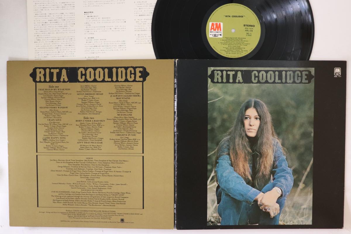 

LP Record RITA COOLIDGE - Rita Coolidge AML101 A&M 1971 Japan Rock Used
