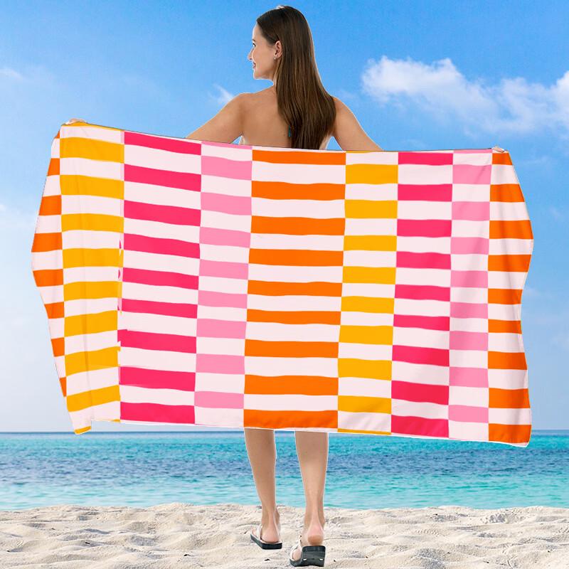 Alliance Messenger Microfiber Printed Beach Towel