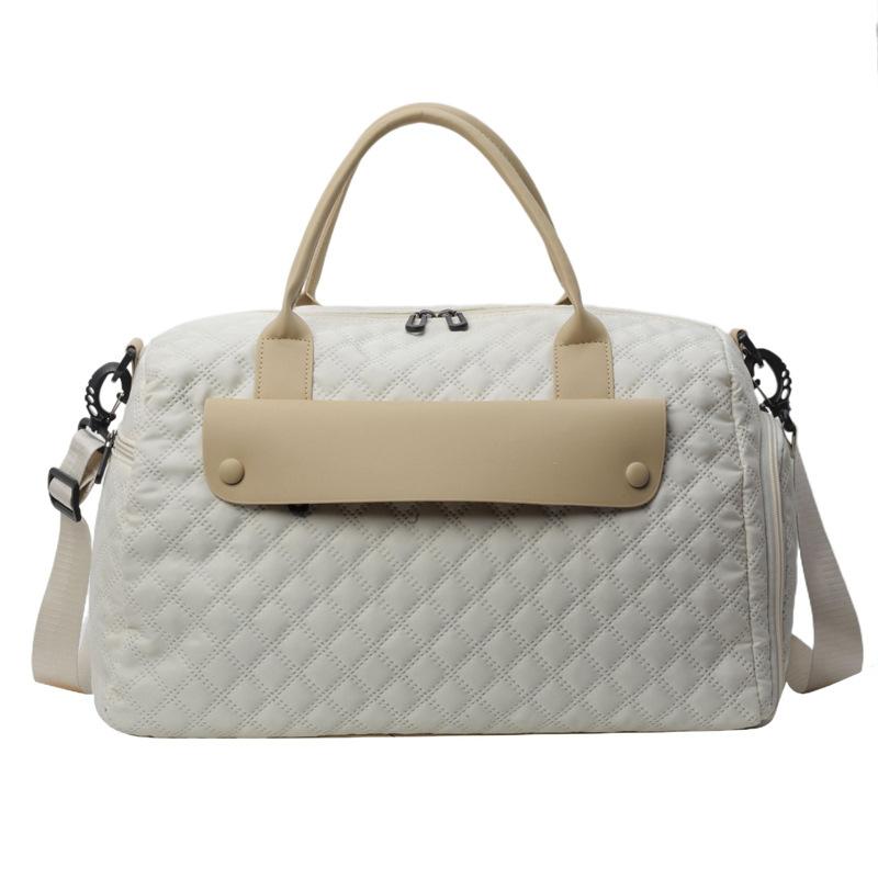 Short-distance Business Trip Large Capacity Shoe Storage Bag Hand Luggage Bag Dry Wet Separation Sports Gym Bag Contrasting Color Travel Bag