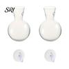 Wide Mouth Vase 2 Pcs Wall Hanging Terrariums Planter for Hydroponics Plants Clear Propagation Refrigerator Mounted Station Flower Home Office Living