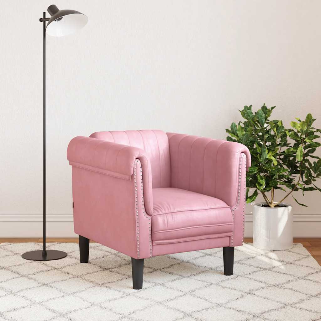 Armchair Rose Velvet