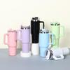 Third Gen 40oz Handle Thermos Cup, 304 Stainless Steel, Large Capacity for Vehicles, Ice Cooler Cup.