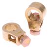 Copper Car Battery Terminal Wire Cable Clamp Top Quick Post Terminal Positive Negative Electric Connector Clamps Auto Accessorie