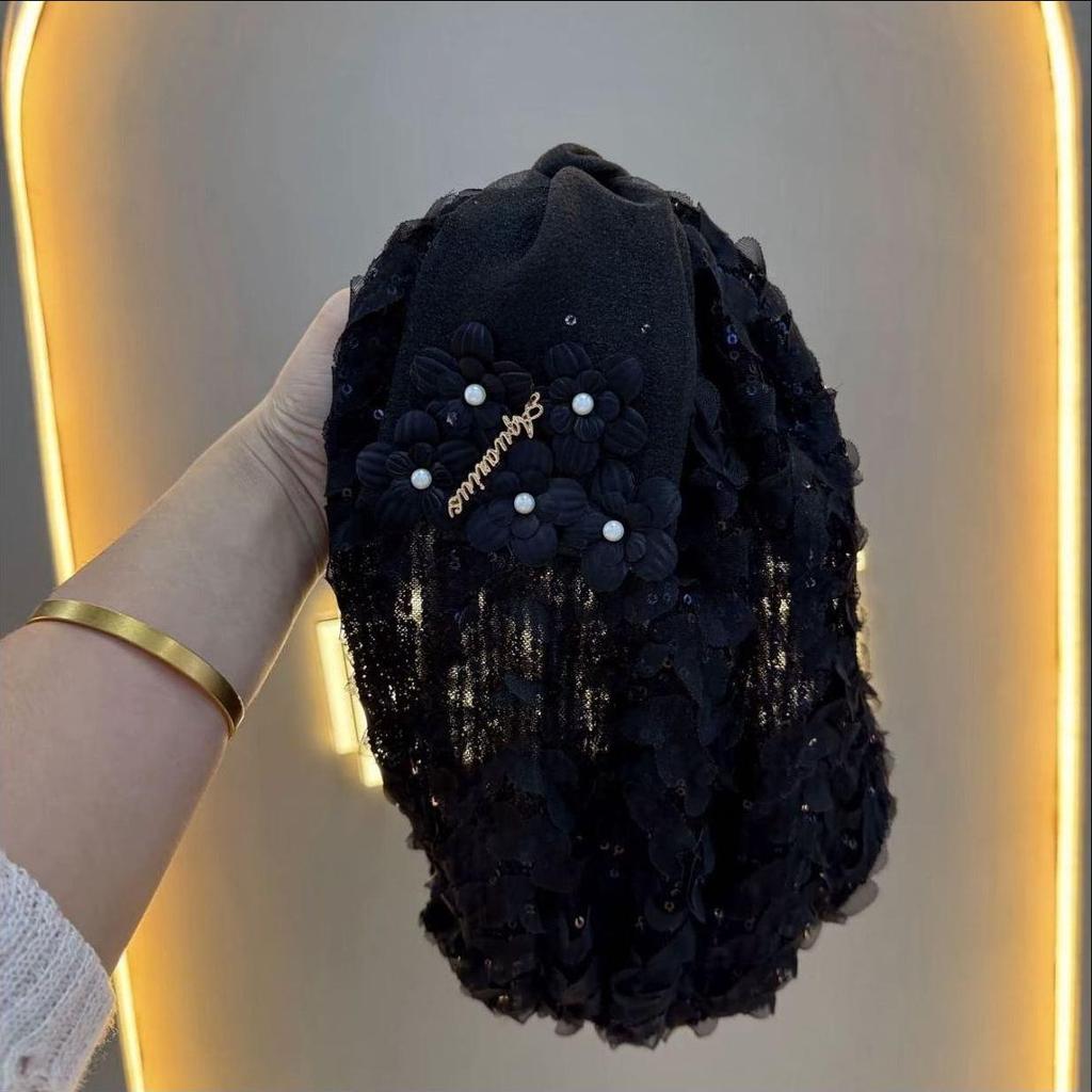 Trendy Indian Summer Hat & Head Wrap with Slim Tang Knot Design