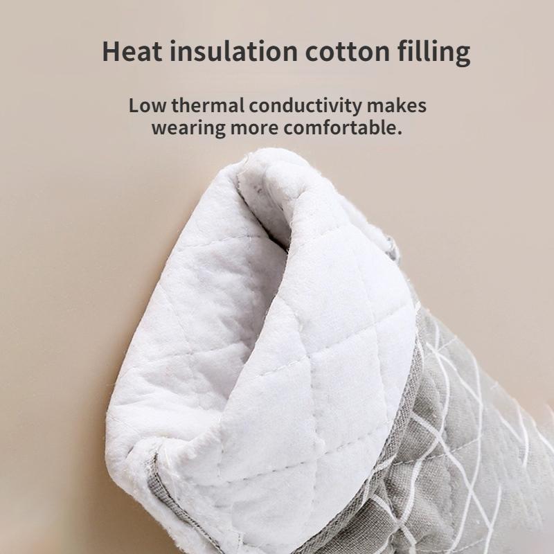 Haushalt Isolierhandschuhe Küche Ofen Backen Isoliert Dampfgarer Mikrowellenofen Handschuhe