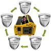 Spannungsanzeige 4000W Spitzenleistung Auto-Wechselrichter Konverter DC 12V auf AC 110/220V Transformator Dual-USB-Konverter