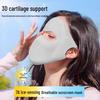 2025 Vollgesichts-3D-Stereo-Facekini: Stilvolle Damen Anti-UV Sommer Sonnenschutzmaske