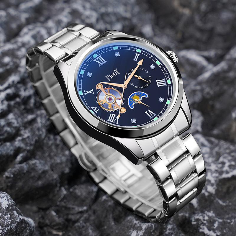 New Top Brand Watch Men's Mechanical Watch Hollow Waterproof Sports Student Men's Watch