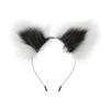 Plush Cat Ear Headband Durable Metal Hairband Versatile Design Hair Hoop Cosplay Props Hair Accessory