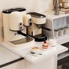 Countertop Storage Slider Microwave Oven Sliding Tray Carbon Steel Pull Out   Shelf for Kitchen Appliances