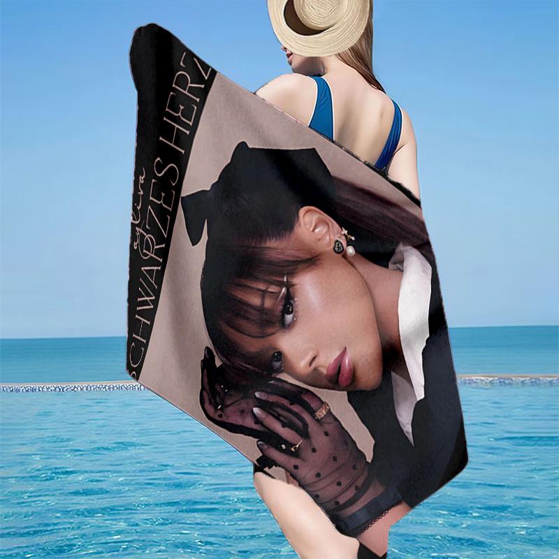 Music Pop Ayliva Fashion Beach Towel, Super Soft Microfiber, Gift for Her/Him, Birthday, for Pool, Beach, Travel, Home Decor Fan Gifts