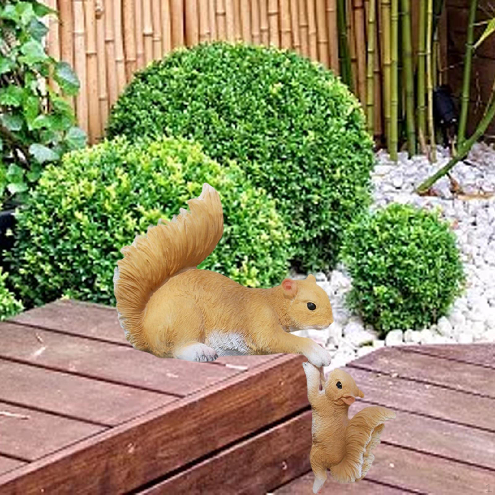 

Figurine Housewarming Gifts Waterproof for Garden Lawn Tabletop Home Decor A