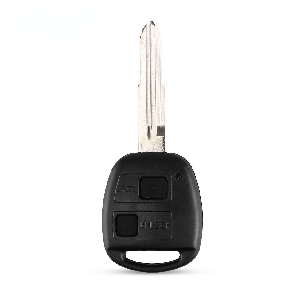KEYYOU Remote Car Key 2 Button Case Shell For Toyota Camry Rav4 Corolla Prado Yaris Tarago Cruiser Land TOY41 TOY43 TOY47 TOY48