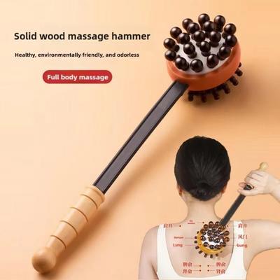 Double Head Percussion Massager Relaxation Muscle Back Knock Massage Tool  Leg Waist Arms Massage