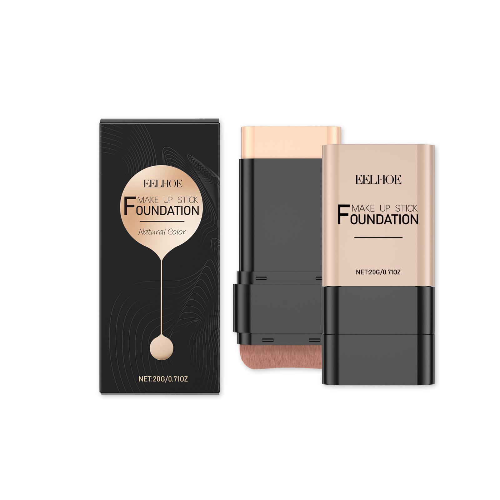 

EELHOE Multi-color Foundation Stick: Portable, Moisturizing, Lightweight, Long-lasting Concealer 20g (Export Only)