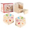 Montessori Sound Pairing Wooden Toys Children Big Block Weight Sensory Memory Games Parish Perceptual Learning Educational Toys