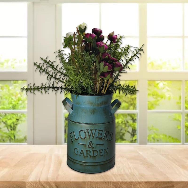 Antique Blue Form Vase Flower Vase Ceramic Antique Blue Sculpture X3UC