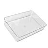 Clear Storage Bin Divider Plastic Drawer Organizer Tray Drawer Tray  Stationery Organization