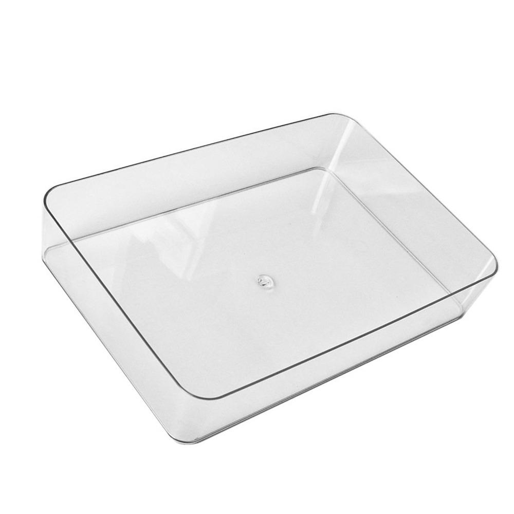 Clear Storage Bin Divider Plastic Drawer Organizer Tray Drawer Tray  Stationery Organization