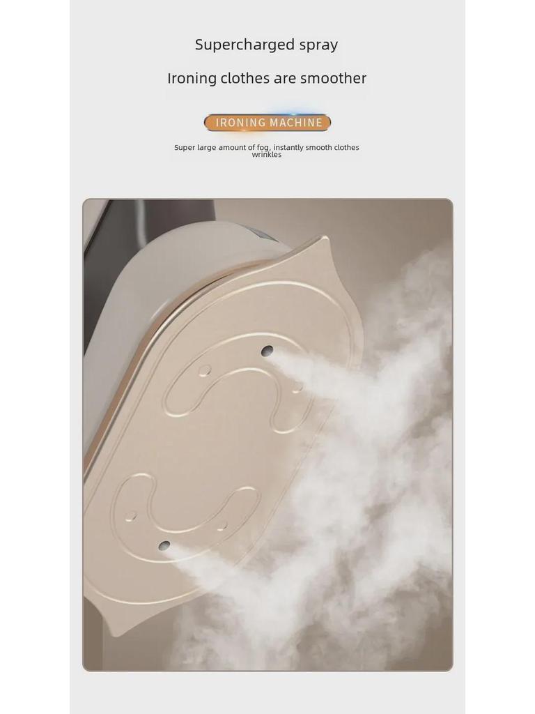 Compact Wall-Mounted Handheld Steam Iron: Portable Mini Electric Iron for Home and Travel