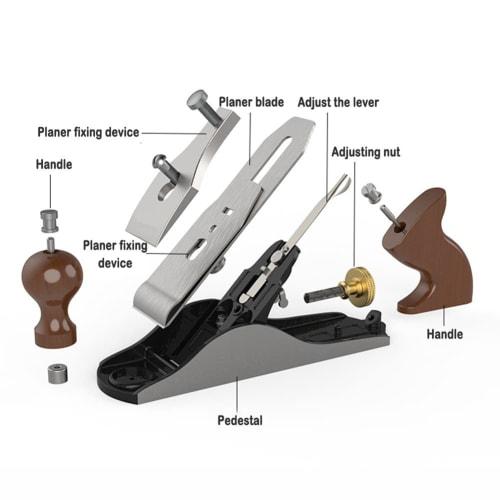 Gkikirty Planer Woodworking Decorative Planer Hand Tool Carpenter Small Planer Woodworking Planer Hand Planer Woodworking Tool