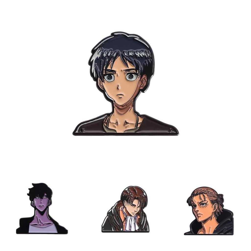 Anime Trendy Twoinone Character Pin Brooch Fashionable Accessory For All Fans