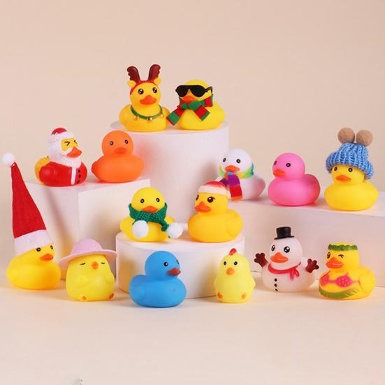 Christmas Duck Advent Calendar 2025 for Kids 24 Days Christmas Countdown Calendar with Plastic Duck Bath Toys Xmas Party Favor Gifts for Boys Girls