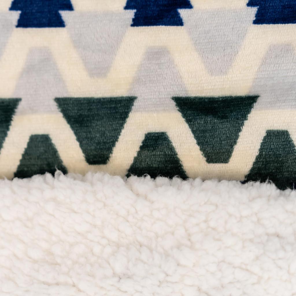 JC Plus Coperta calda per dormire blu navy per dormire per dormire freddo Sacco a pelo tipo con con boa lavabile in lavatrice [sacco morbido, 20454] Sacco, Sacco, Coperta,