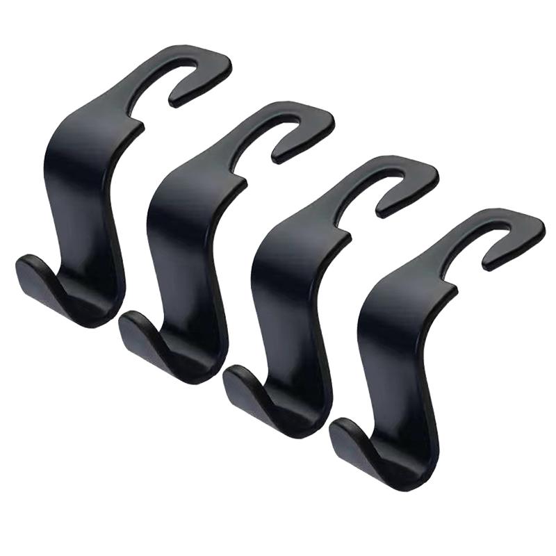 Carbon Fiber Car Seat Back Headrest Hanger Hook Universal Car Vehicle Back Seat Storage Organizers Auto Interior Accessories