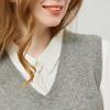Hengyuanxiang Women's Pure Cashmere V-Neck Vest