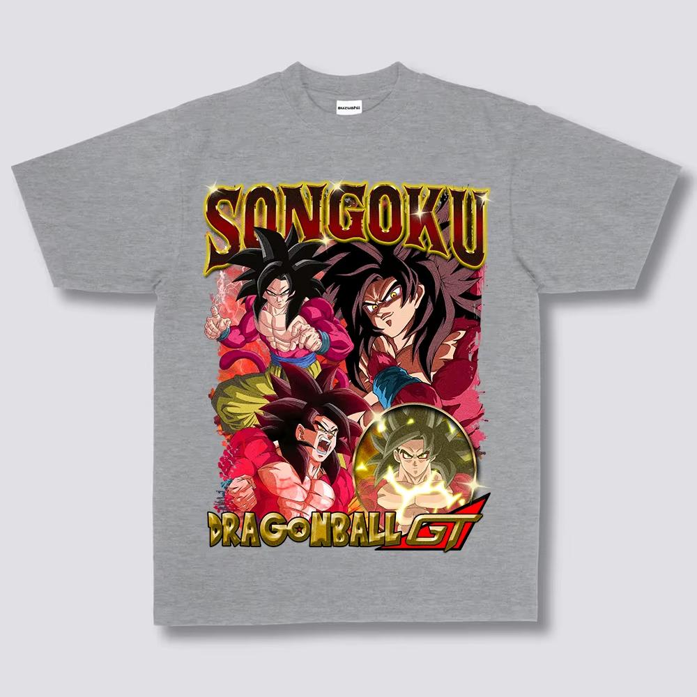 Dragon Ball Anime Print T Shirt 2026 Hip Hop Streetwear T Shirt Unisex Harajuku Cotton Casual TShirt Summer Short Sleeve Tops Tee