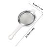 304 Stainless Steel Fine Mesh Flour Sieve Reusable Colander Residue Filter Spoon Detachable Strainer Skimmer Spoon Kitchen Tools