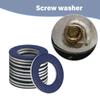 Set of 10 Engine Oil Drain Plug Seal Washer Easy Installation Oil Pans Gasket Heat Resistant Washers Car Accessories