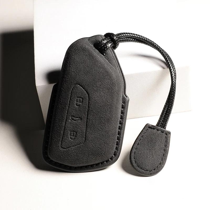 Leather Car Key Case for VW Volkswagen Golf 8 MK8 ID.3 ID.4 Cupra Skoda Octavia A8 SEAT Leon MK4 2020 2025 Formentor Accessories