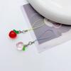 Y2K Cute Strawberry Resin Phone Charms Mini Fruit Pendant Lanyard Accessories for Girls
